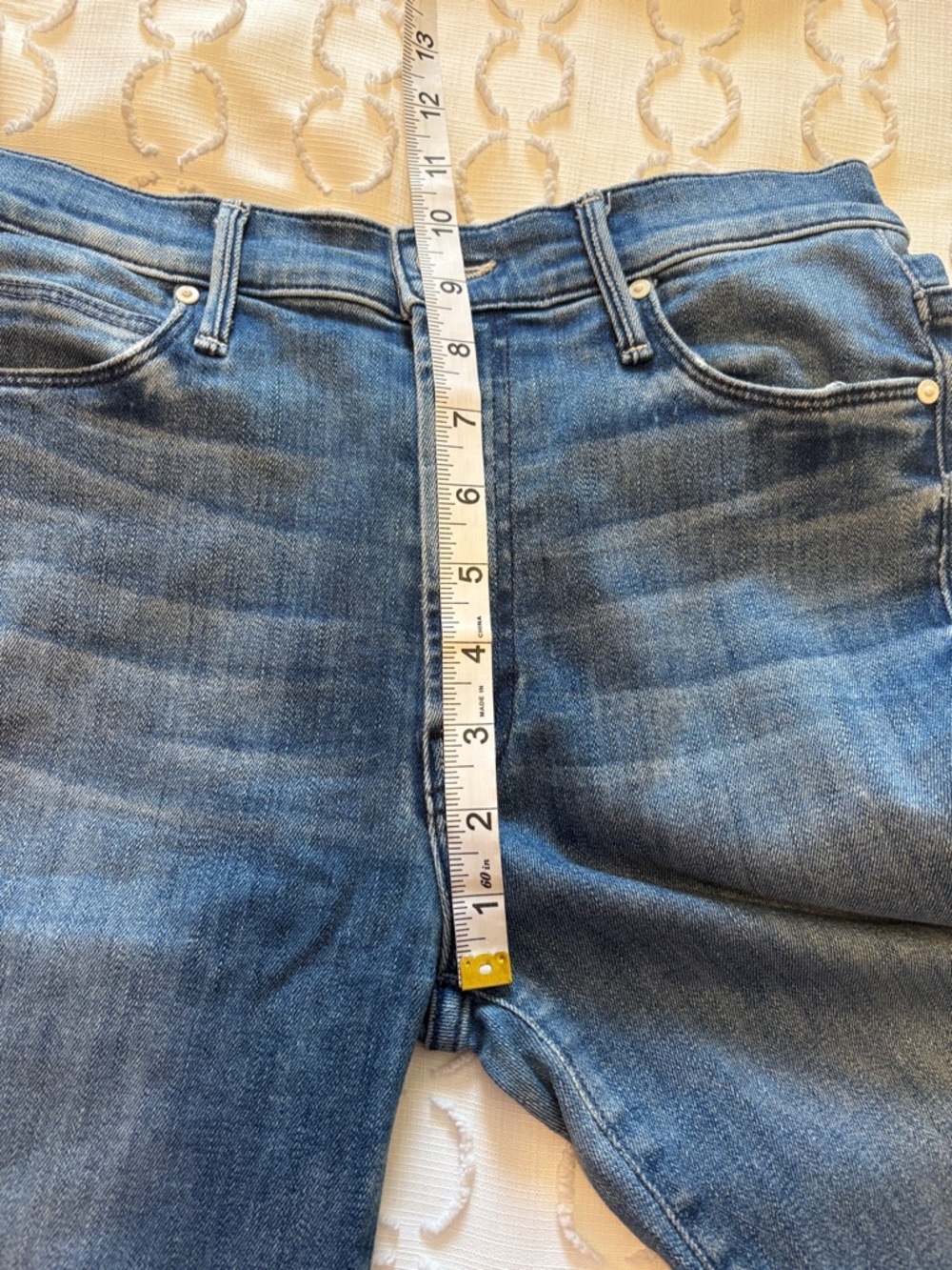 MOTHER The Stunner Ankle Step Fray Jean Good Girls Do size 26 - Picture 11 of 12